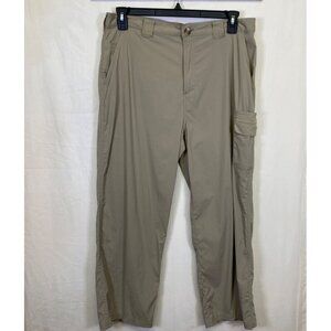 Exofficio Pants Mens 36 Beige Cargo Outdoors Hiking Climbing Lightweight